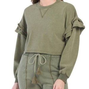 𝅺7 For All Mankind Cropped Sweater